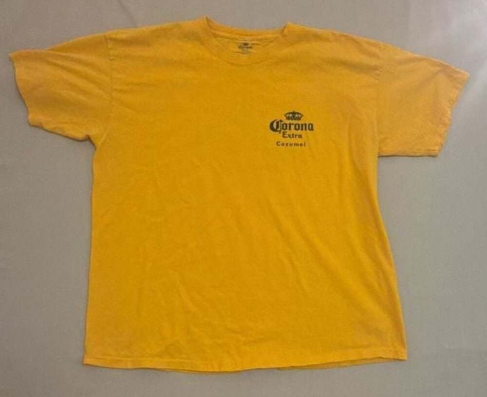 Corona Extra Cozumel Yellow T-Shirt XXG XXL
